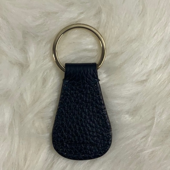 Dooney & Bourke Pebble Leather Pouch W/Key Chain ( NWOT) Navy - Picture 11 of 11